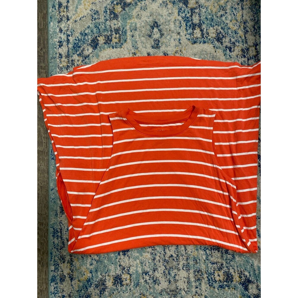 Orange knee length dress